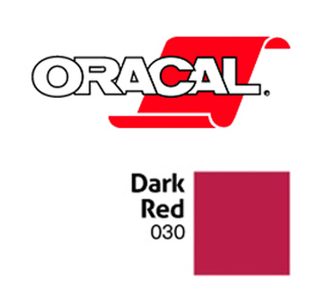 Пленка Oracal 641M F030 (темно-красный), 75мкм, 1000мм x 50м (4011363113371)