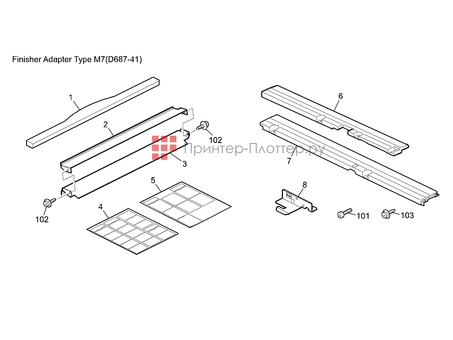 Ricoh адаптер финишера Finisher Adapter Type M7 (416868)