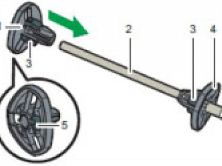 Ricoh держатели руона Roll Holder Unit Type M23 (404834)