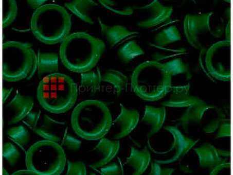 Люверсы, 4 мм, зеленые, 1000 шт
