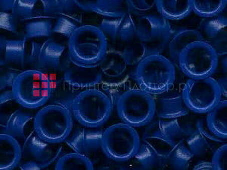 Люверсы, 4 мм, синие, 1000 шт
