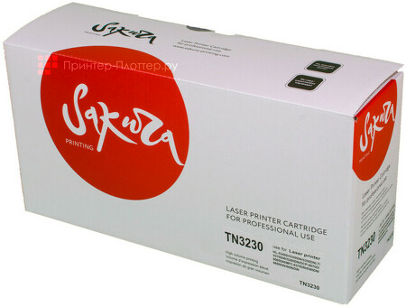 Картридж SAKURA TN3230 для Brother HL5340D/5350DN/5370DW/5380DN/DCP8085/8070/MFC8370/8880, черный , 3000 к. (SATN3230)