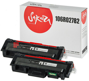 Картридж SAKURA 106R02782 для Xerox Phaser 3052/3260, WC 3215/3225, черный, 6 000к. (SA106R02782)