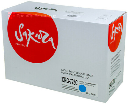 Картридж SAKURA CRG723C для Canon LBP7700/7750C/7753/7754, синий, 8500 к. (SACRG723C)