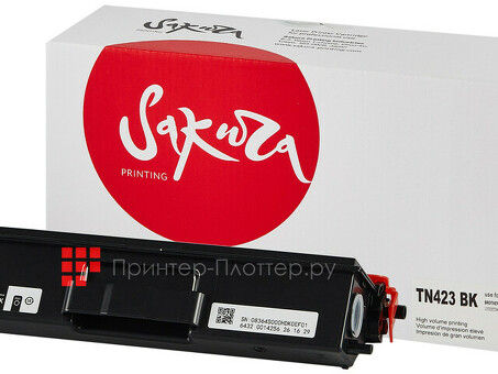 Картридж SAKURA TN423BK для Brother HL-8260, DCP-8400, MFC-8690, черный, 6 500к. (SATN423BK)