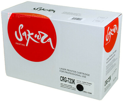 Картридж SAKURA CRG723K для Canon LBP7700/7750C/7753/7754, черный, 5000 к. (SACRG723K)