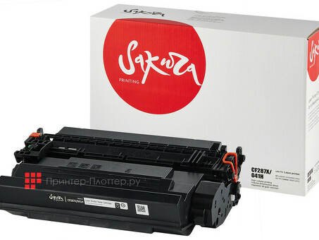 Картридж SAKURA CF287X/041H для HP и Canon, черный, 20000 к. (SACF287X/041H)