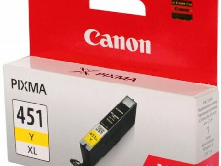 Картридж Canon CLI-451Y XL (yellow), 11 мл