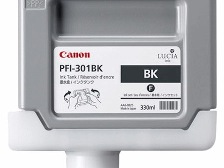 Картридж Canon PFI-301BK (black) 330 мл (1486B001)