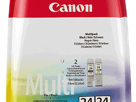 Картридж Canon BCI-24 BK/CL MultiPack (black, color), 2 шт (6881A064)