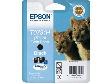 Картридж Epson T0731H,T0721 комплект (black) 2шт (C13T10414A10)