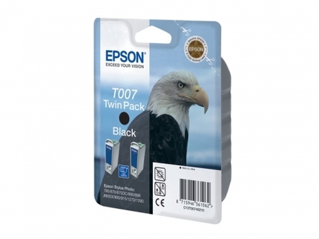 Картридж Epson T007 комплект (black) 2шт (C13T00740210)