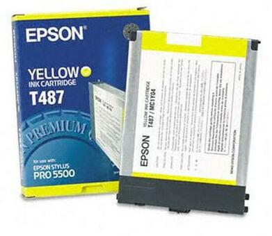 Картридж Epson T487 (yellow) 110 мл (C13T487011)