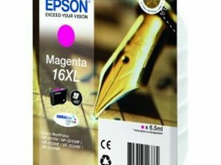 Картридж Epson DURABrite Ultra Ink 16XL Singlepack (magenta) (C13T16334012, C13T16334010) (C13T16334012)