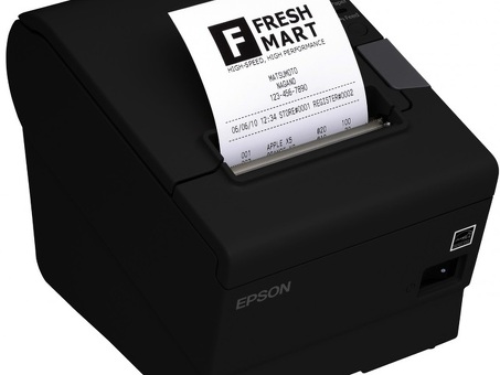 Чековый принтер Epson TM-T88V USB+Ethernet EDG (C31CA85235)