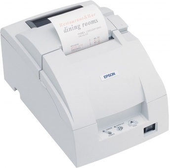 Чековый принтер Epson TM-U220D White (C31C515002)