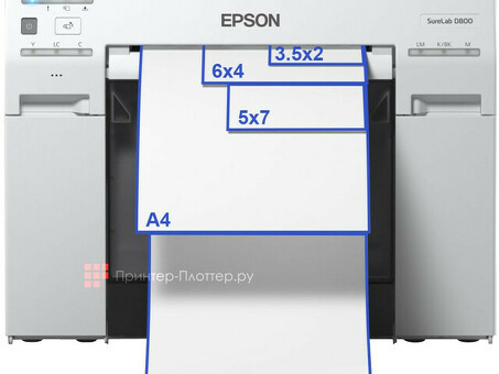 Минифотолаборатория Epson Surelab SL-D800 Media Bundle (C11CH75301XX)