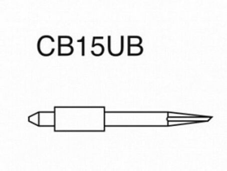 Graphtec нож для плотных материалов CB15UB, угол 45 град., диаметр 1,5 мм