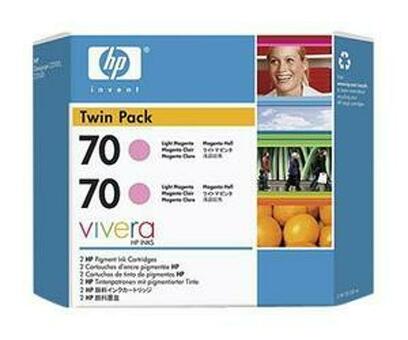 Картридж HP 70 комплект (light magenta) 2шт x 130мл (CB346A)