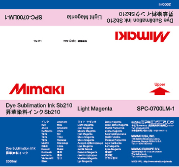 Чернила Mimaki Sb210 Sublimation Ink (light magenta), 2 л (SPC-0700LM-1)