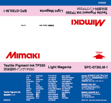Чернила Mimaki TP250 Textile Pigment Ink (light magenta), 2 л