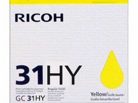 Картридж Ricoh Print Cartridge GC31YH (yellow), 4000 стр. (405704)