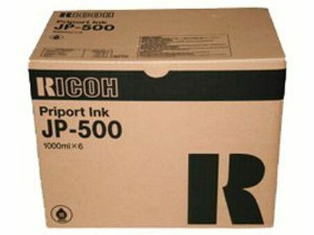 Чернила Ricoh Ink Pack JP5000, 5500 (black), 6 шт. х 1000 мл (817155)