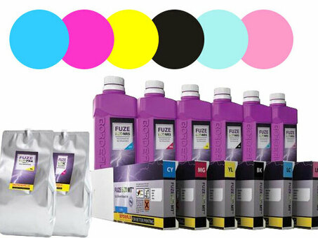 Чернила Bordeaux Fuze ECO NR4S Solvent Ink Bag комплект (C,M,Y,K,Lc,Lm), 6шт x 1л