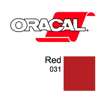 Пленка Oracal 951G F031 (красный), 50мкм, 1260мм x 25м