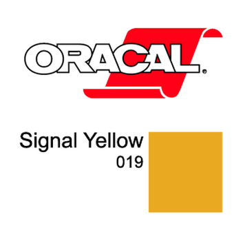 Пленка Oracal 951G F019 (желтый), 50мкм, 1260мм x 50м