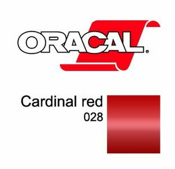 Пленка Oracal 951G F028 (красный), 50мкм, 1260мм x 25м