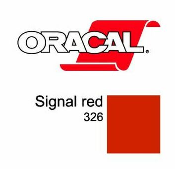 Пленка Oracal 951G F326 (красный), 50мкм, 1260мм x 50м