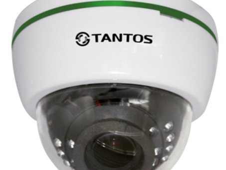 Купольная камера с функцией день/ночь и ИК подсветкой для помещений Tantos TSi-De2VPA-(2.8-12) (TSi-De2VPA (2.8-12))