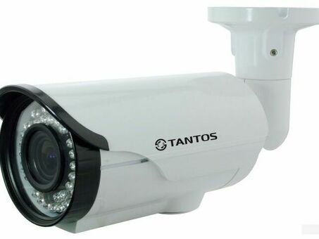 Уличная цилиндрическая видеокамера Tantos TSc-PL1080pAHDv-(2.8-12) (TSc-PL1080pAHDv (2.8-12))