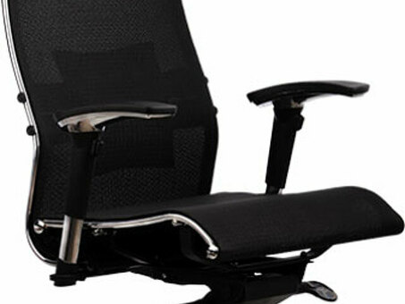 Офисное кресло Метта SAMURAI S-3 плюс с подголовником (черный)
