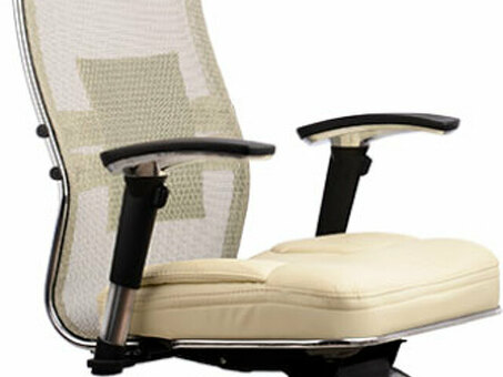 Офисное кресло Метта SAMURAI SL-3 с подголовником (бежевый)