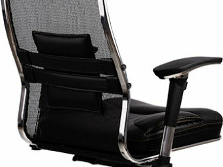 Офисное кресло Метта SAMURAI SL-3 с подголовником (черный)