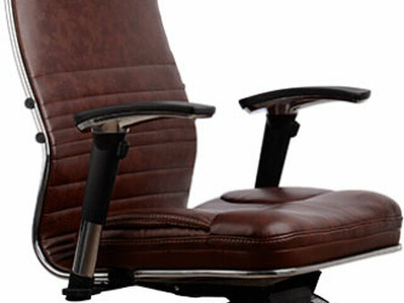 Офисное кресло Метта SAMURAI KL-3 с подголовником (темно-коричневый)
