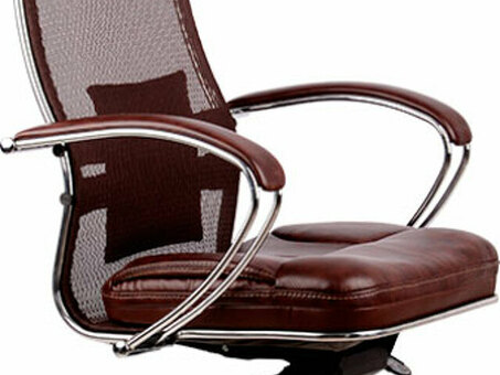 Офисное кресло Метта SAMURAI SL-2 с подголовником (темно-коричневый)