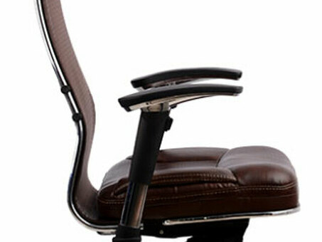 Офисное кресло Метта SAMURAI SL-3 с подголовником (темно-коричневый)
