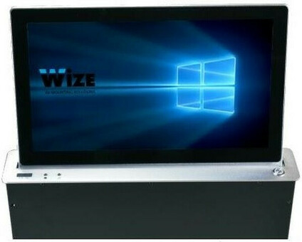 Выдвижной монитор Wize Pro Genius Fixed WR-17GF Touch (серебристый)