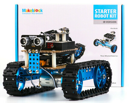 Робототехнический набор Makeblock Starter Robot Kit-Blue (IR Version) ( 90004)