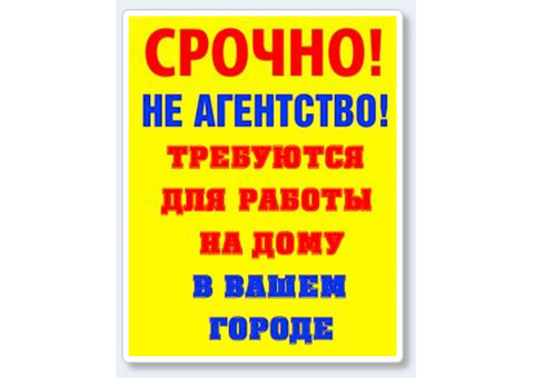 Подработка, сборка без предварительного обучения. С оплатой 11700 за партию