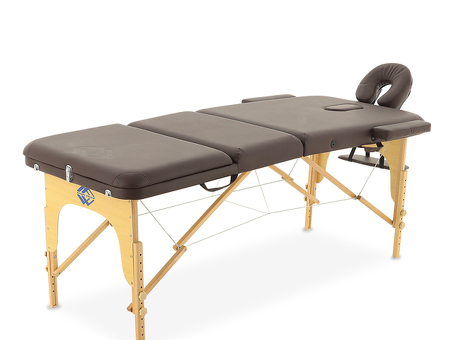 Массажный стол складной деревянный Med-Mos JF-AY01 3-х секционный М/К (МСТ-103Л)