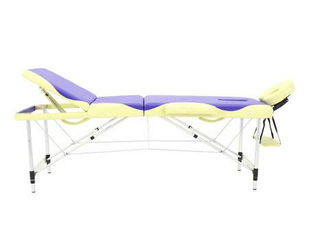 Массажный стол складной алюминиевый Med-Mos JFAL01A М/К (3-х секционный) (МСТ-102Л)