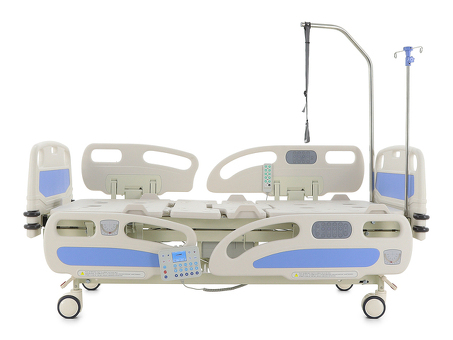 Кровать электрическая Med-Mos DB-2 (MЕ-4059П-02) (7 функций) со встроенными панелями управления в боковых ограждениях