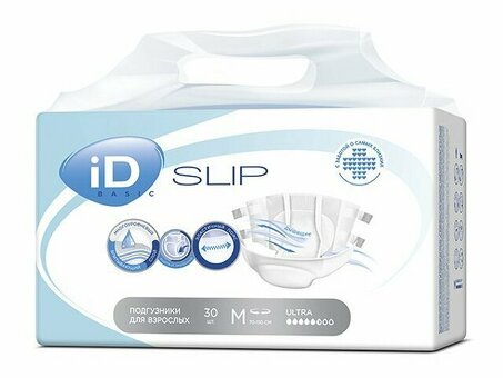 Подгузники для взрослых iD Slip Basic (30 шт.)