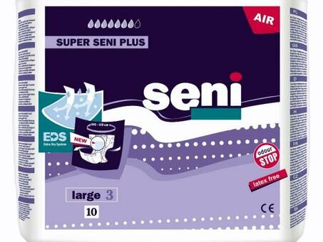 Подгузники дышащие Super Seni Plus Air