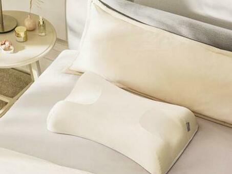 Подушка анатомическая Beauty Sleep Omnia 2012 с наволочкой молочного цвета