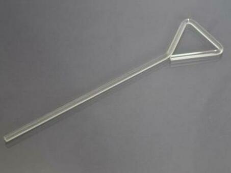 Шпатель Дригальского стеклянный треугольной формы